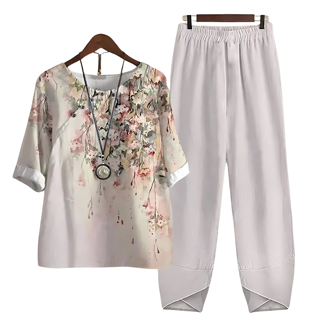Rhea Women's Shirt and Pantsuit | High-Quality Fabric, Timeless Elegance 5