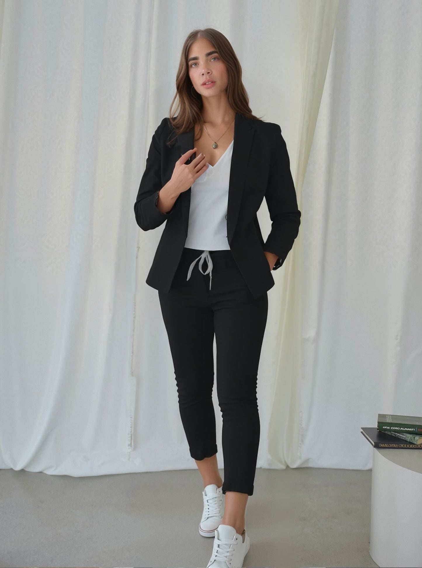 SELENE | Elegant Stretch Blazer Set for Women 3