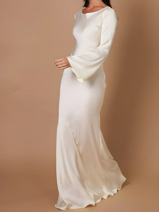 SERAPHINA | Bodycon Maxi Dress with Long Sleeves 1