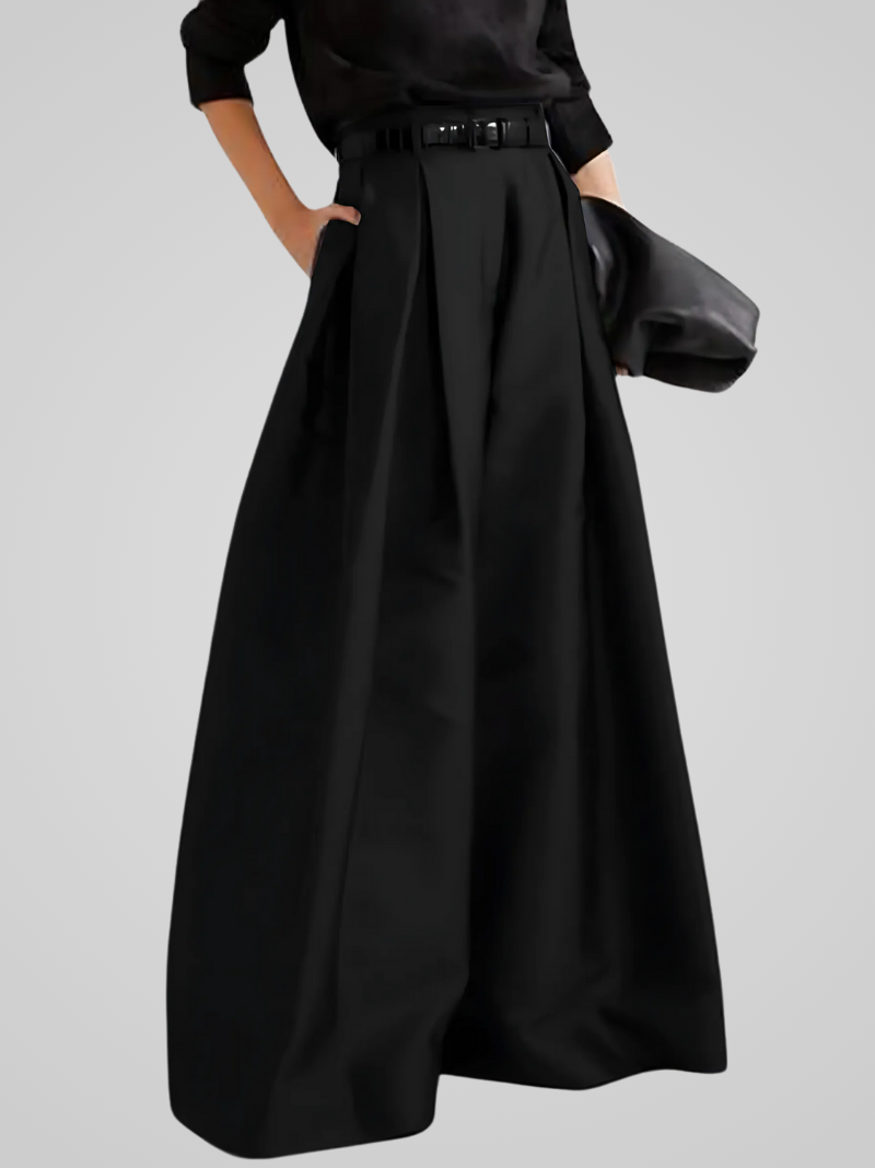 SORENA | Elegant High-Waisted Maxi Skirt-Pants for Every Occasion 0