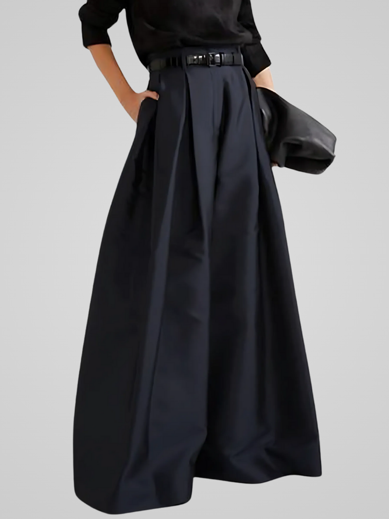 SORENA | Elegant High-Waisted Maxi Skirt-Pants for Every Occasion 5