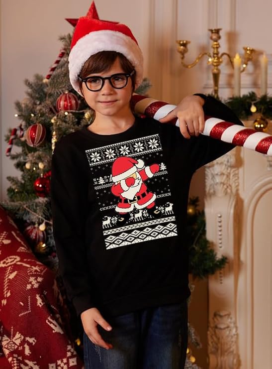 Santa Kids' Sweater | Soft Fabric, Festive Design 2