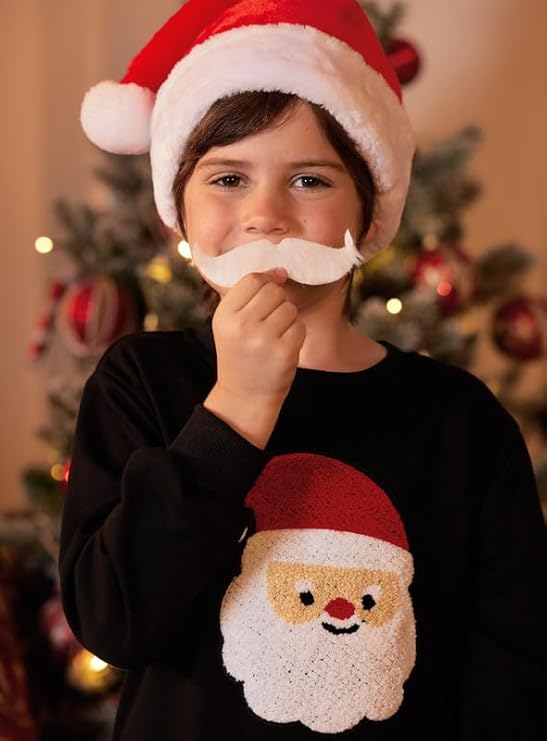 Santa Kids' Sweater | Soft Fabric, Festive Design 5