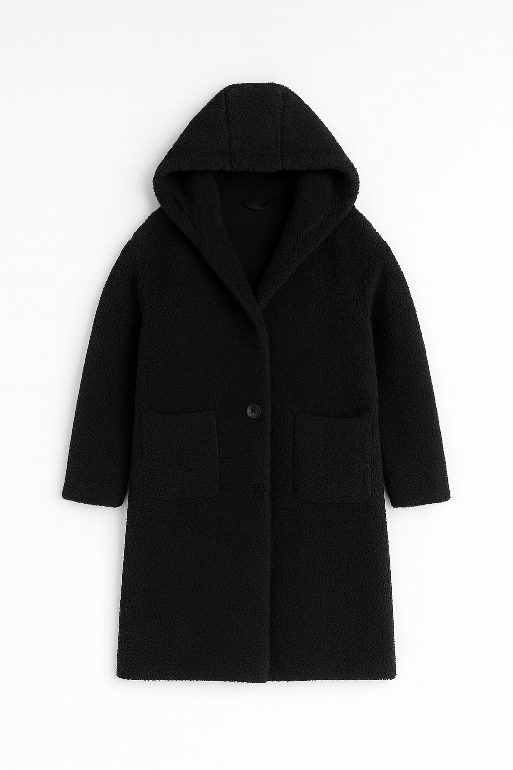 Sari Women's Trench Coat | Luxury Teddy Fabric, With Hood 1