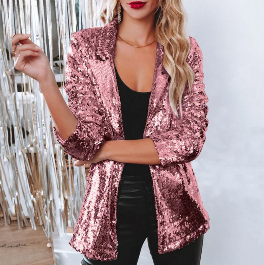 Sequin Glamour Women's Blazer | Lightweight and Elegant 9