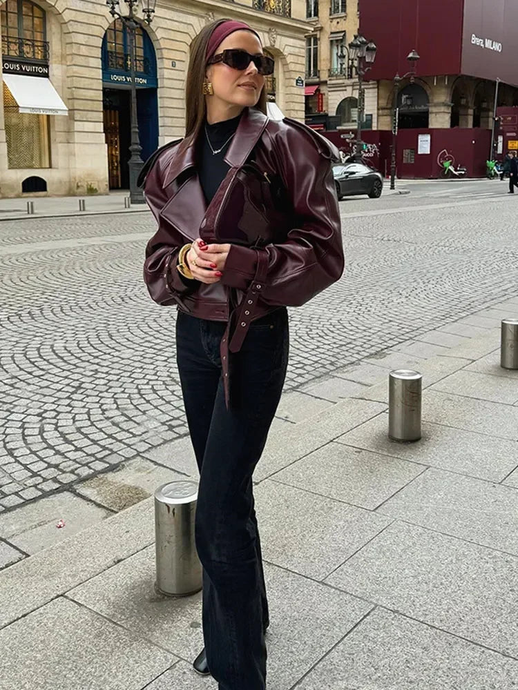 Sienna Women's Jacket | Cropped Fit, Elegant Zipper 2