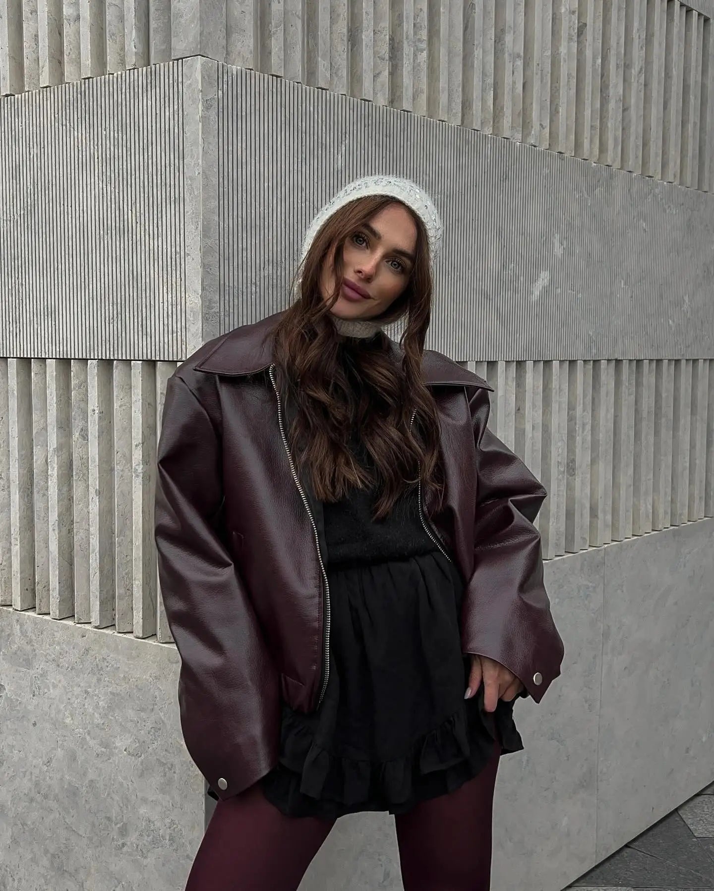 Sienna Women's Jacket | Cropped Fit, Elegant Zipper 7