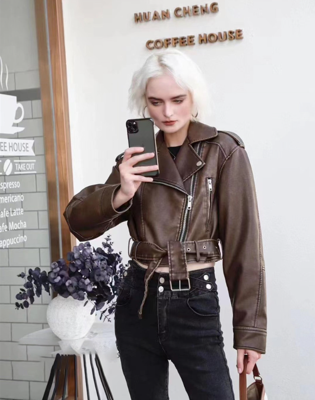 Sienna Women's Jacket | Cropped Fit, Elegant Zipper 8