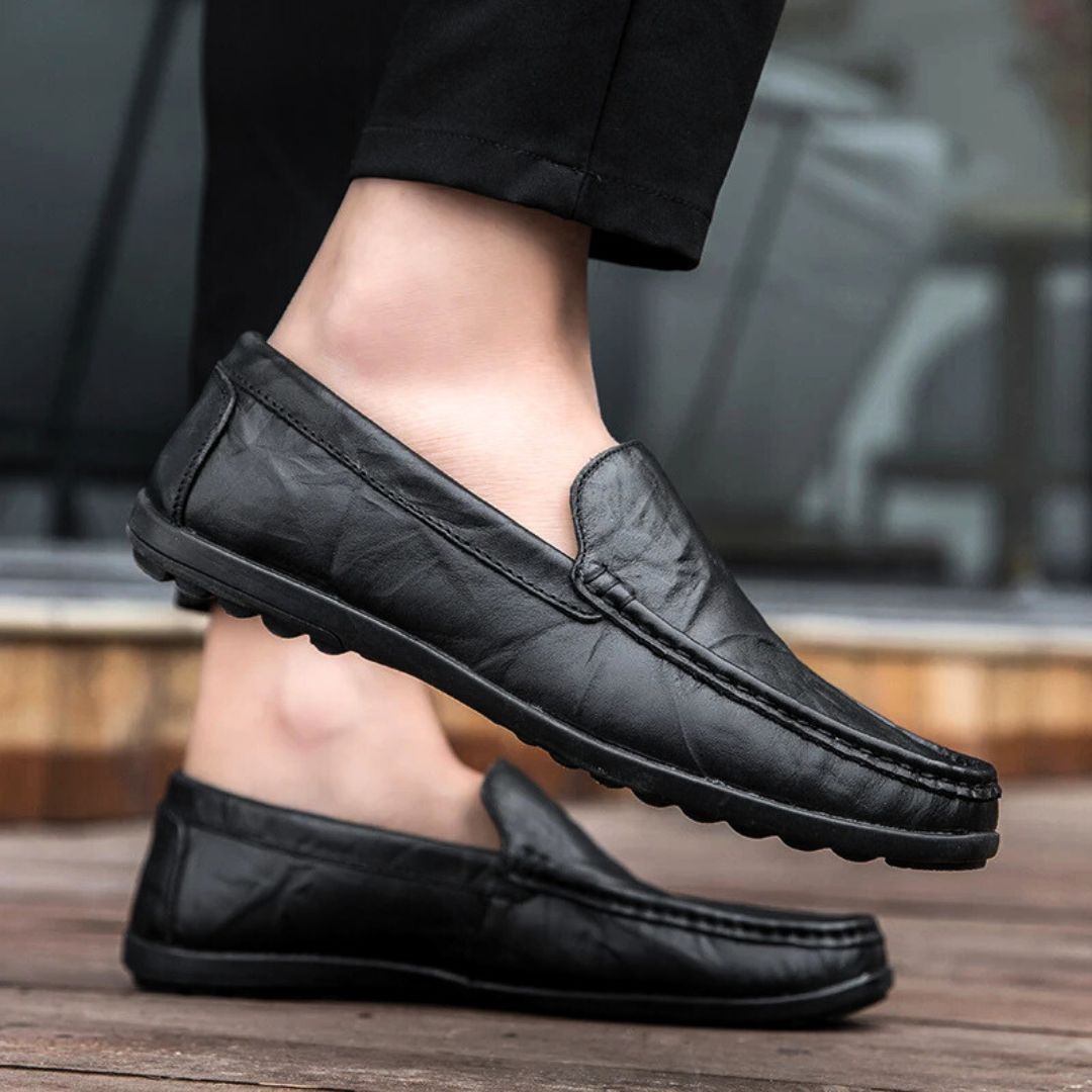 Sierra Men's Loafers Black | Comfortable Fit, Casual and Formal 4