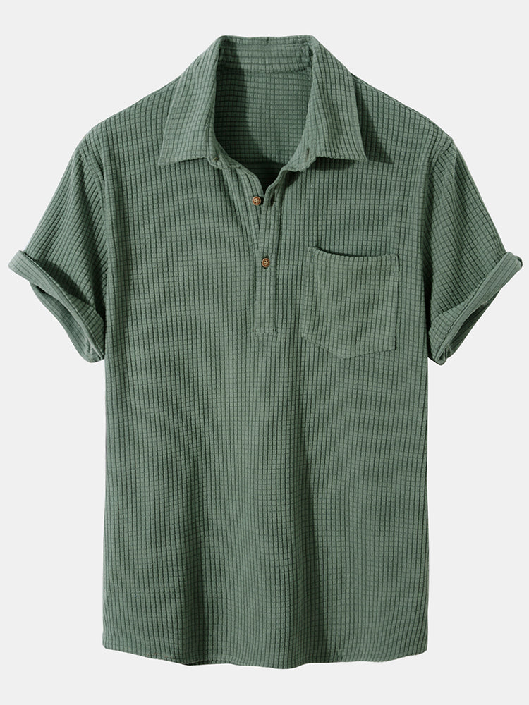Sleek Men's Shirt | High-Quality Cotton Blend, Versatile Style 0