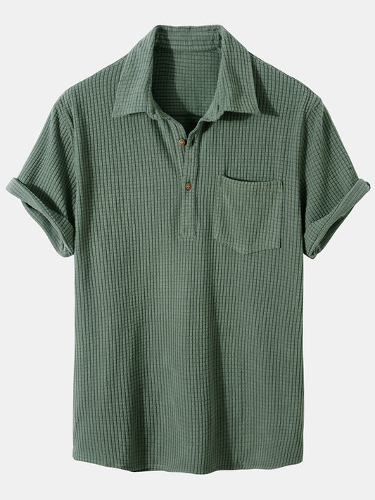 Sleek Men's Shirt | High-Quality Cotton Blend, Versatile Style 0