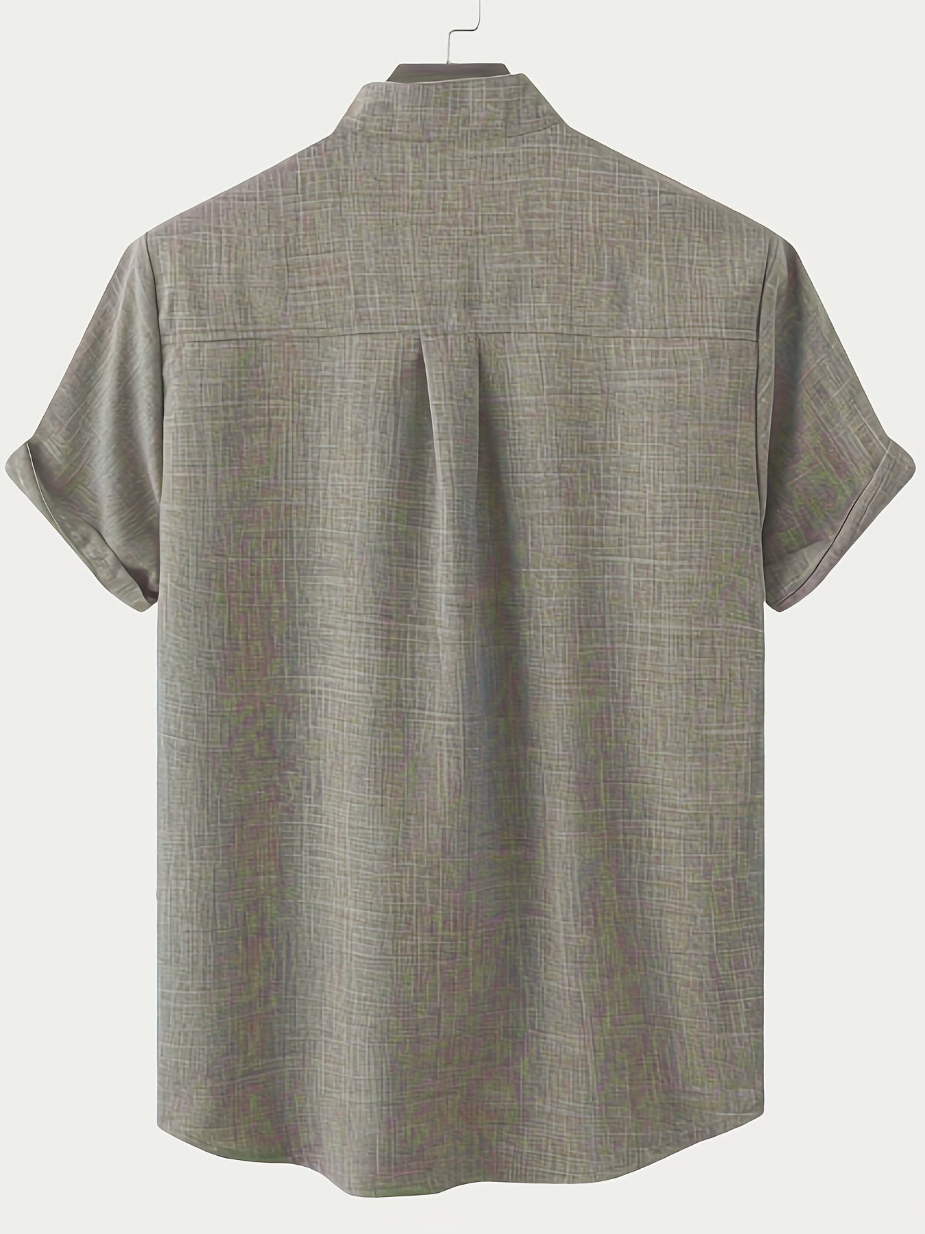 Sleek Men's Shirt | Luxurious Cotton Blend, Short Sleeve 2