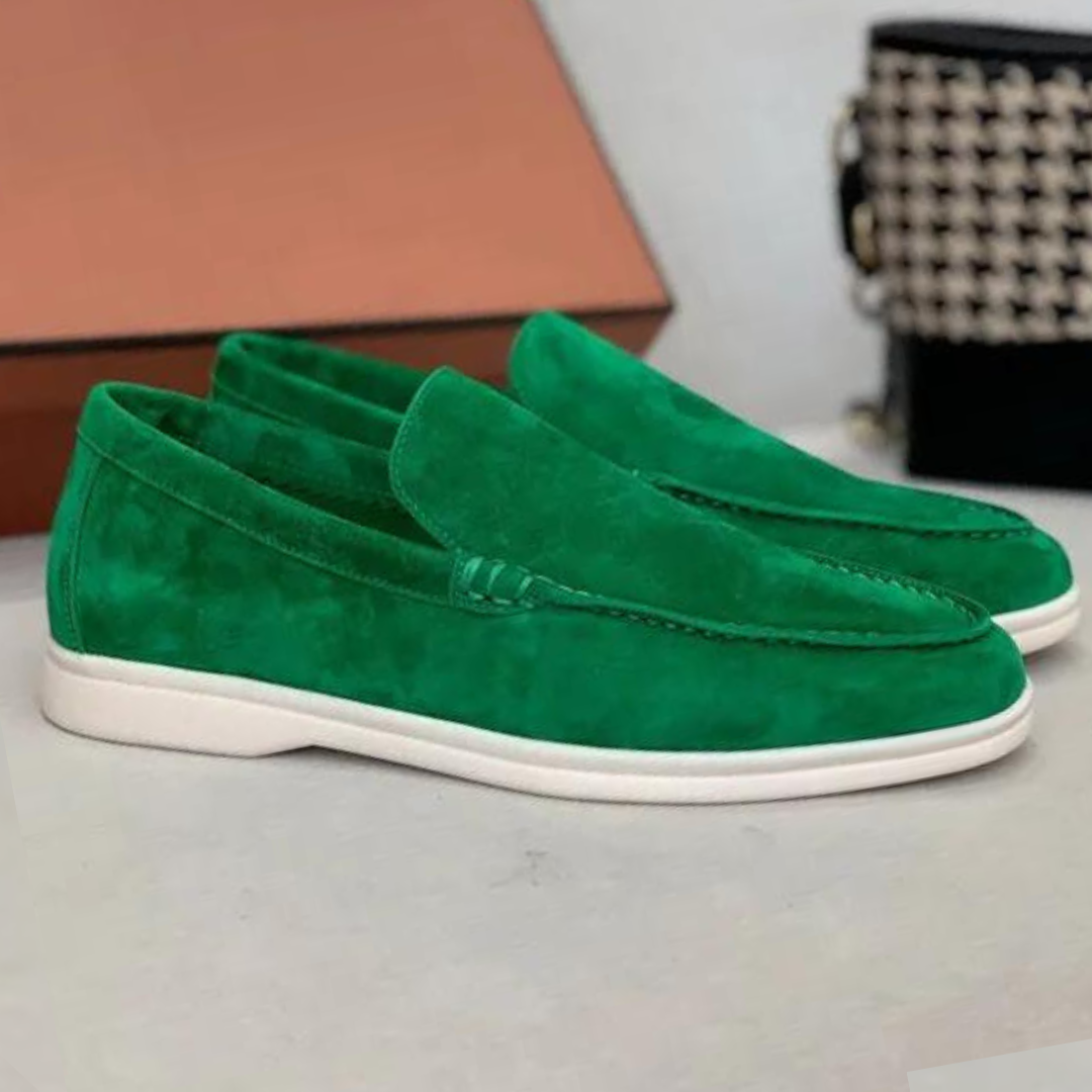 Sleek Suede Loafers for Men | Comfortable Slip-On Design 1