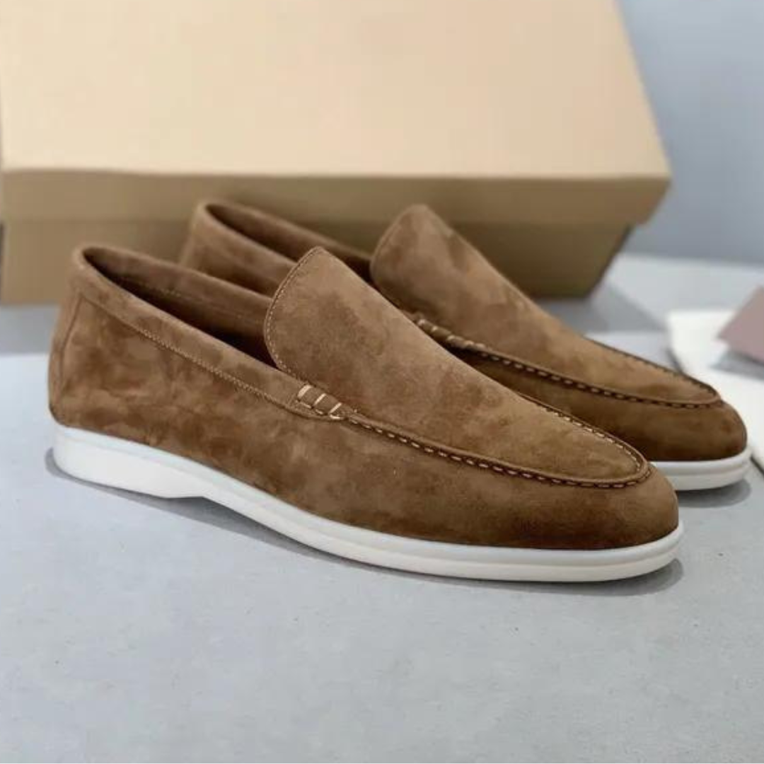 Sleek Suede Loafers for Men | Comfortable Slip-On Design 2