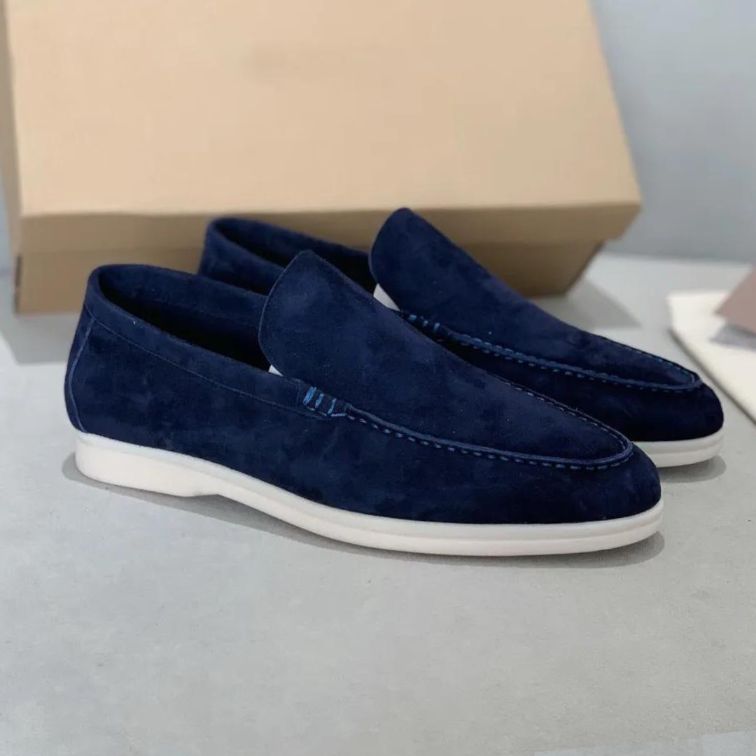 Sleek Suede Loafers for Men | Comfortable Slip-On Design 3