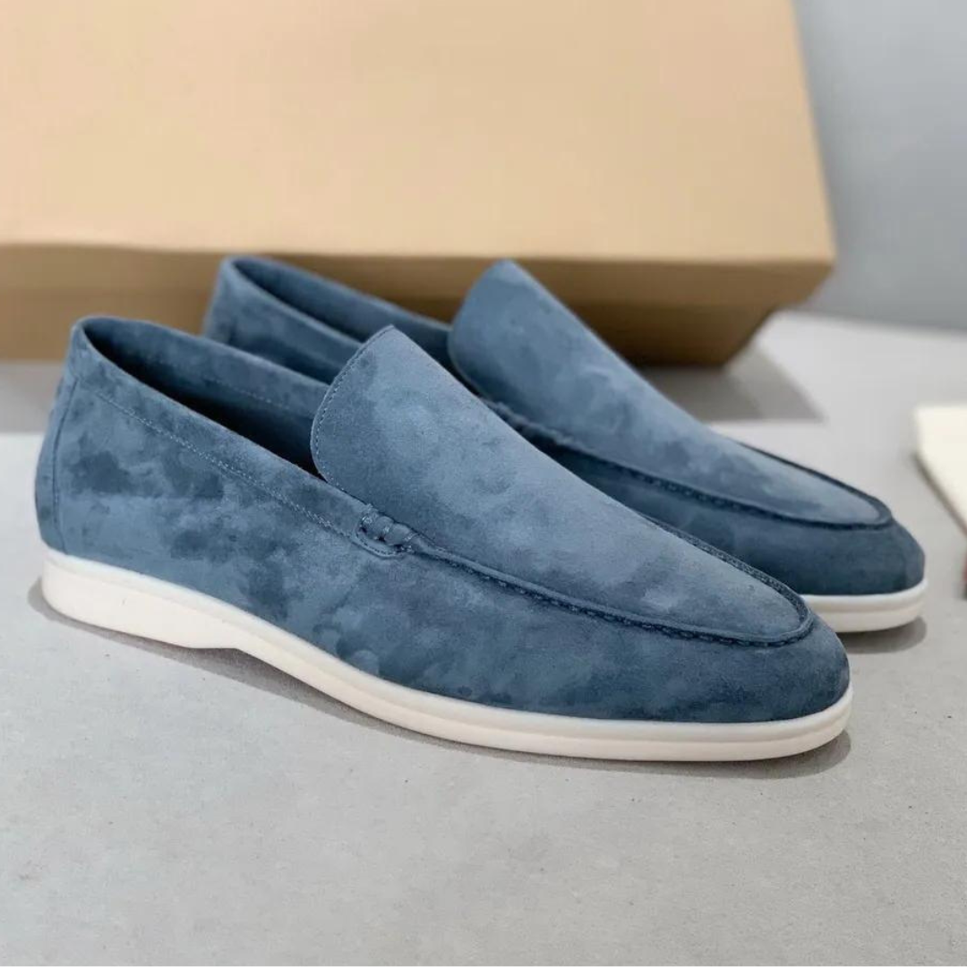 Sleek Suede Loafers for Men | Comfortable Slip-On Design 4