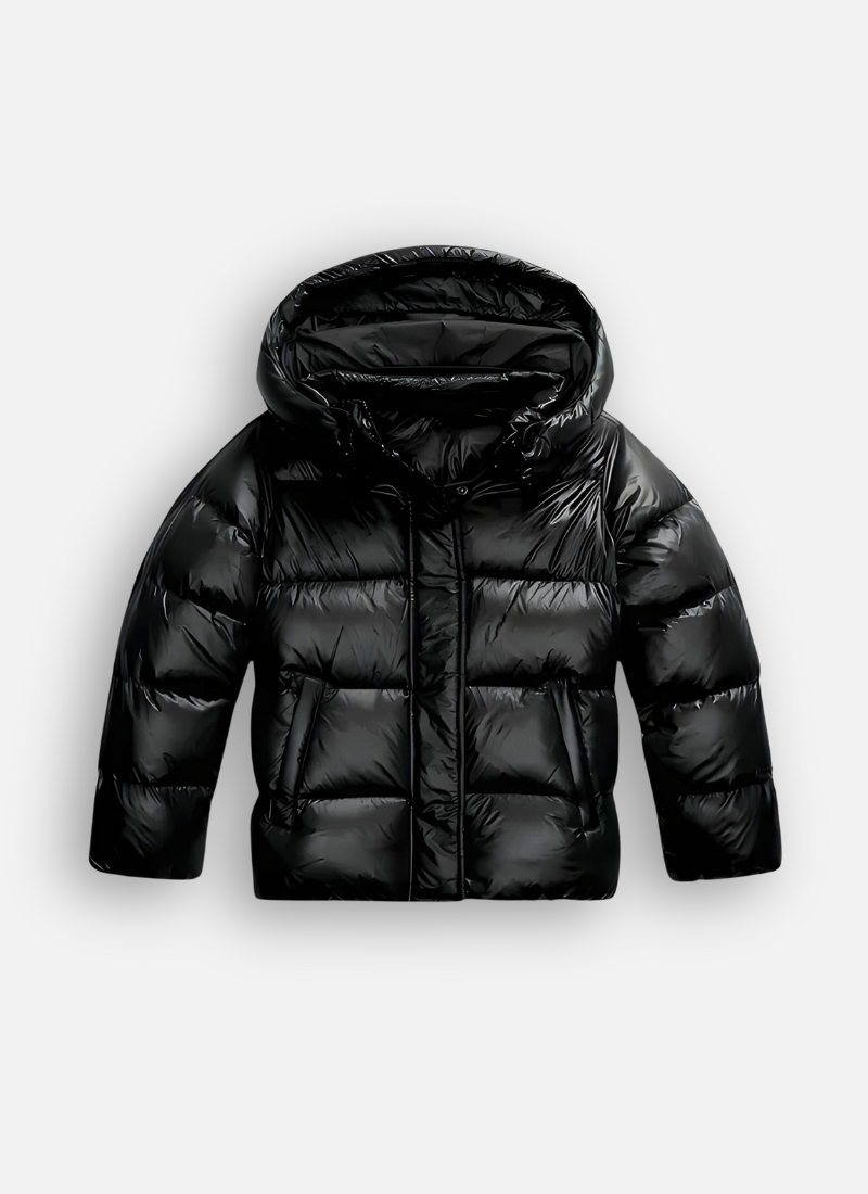 Slim Fit Women's Winter Jacket with Lightweight Insulation and Shiny Finish - Long Women's Coat for Cold Days 0