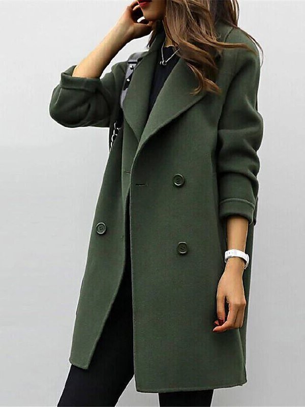 Sofie Women's Trench Coat | Timeless Design, Fitted, Black 0