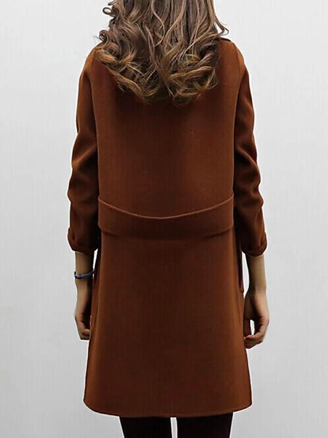 Sofie Women's Trench Coat | Timeless Design, Fitted, Black 2