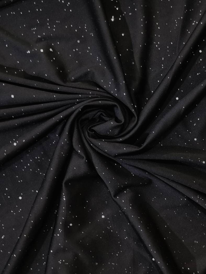 Solenya | Flared Glitter Fabric Trousers with Comfort Fit 5