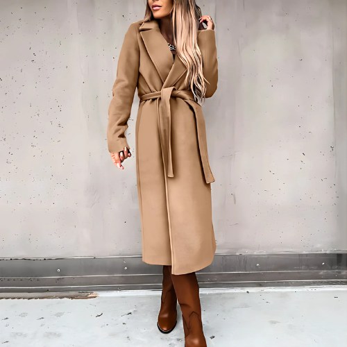 Sophie Long Women's Winter Coat | High-quality Wool Blend, Stylish and Comfortable 0