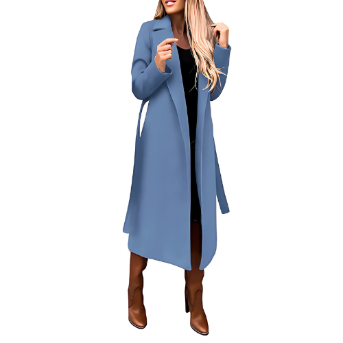 Sophie Long Women's Winter Coat | High-quality Wool Blend, Stylish and Comfortable 8