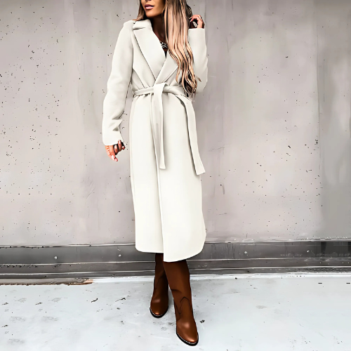Sophie Long Women's Winter Coat | High-quality Wool Blend, Stylish and Comfortable 9
