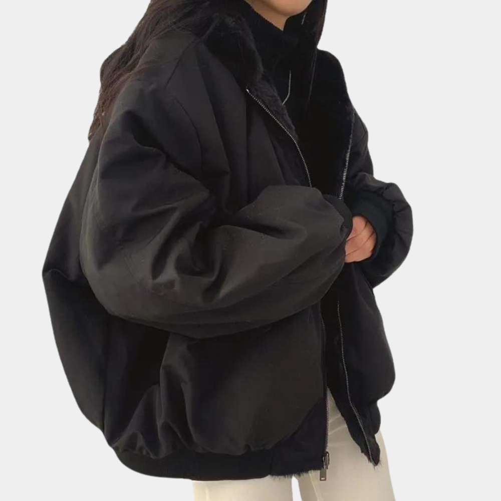 Sophie Women's Winter Coat | Lined Interior, Trendy Short Cut 3