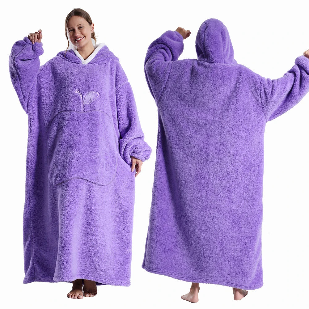 Sora Unisex Portable Blanket | Super Soft Plush, With Hood 13