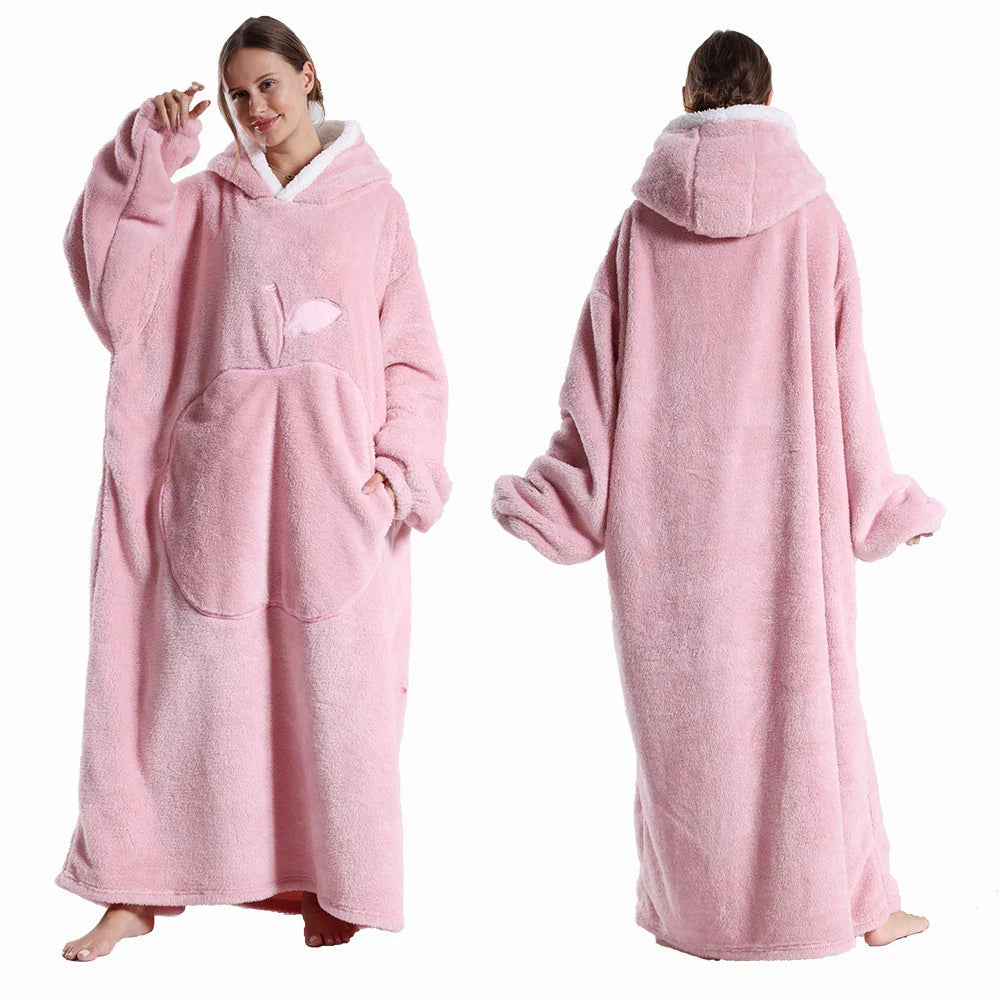 Sora Unisex Portable Blanket | Super Soft Plush, With Hood 14
