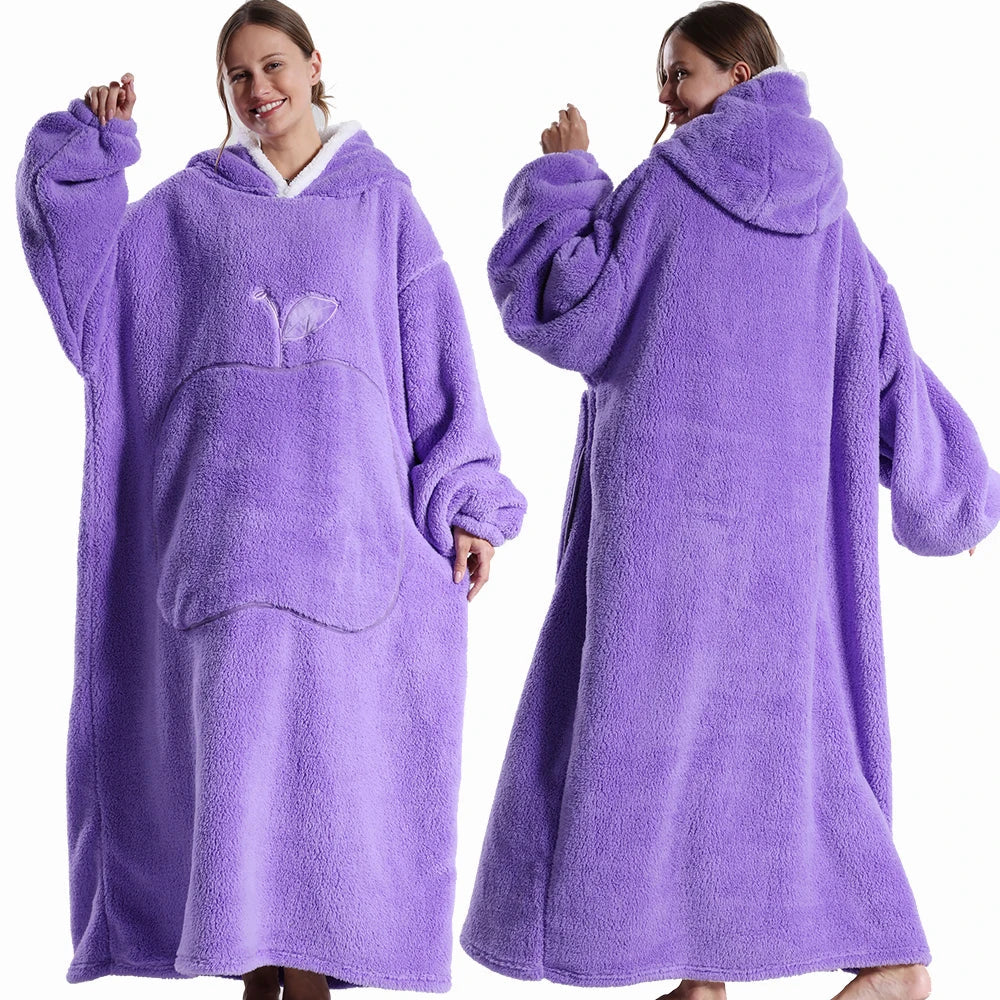 Sora Unisex Portable Blanket | Super Soft Plush, With Hood 2