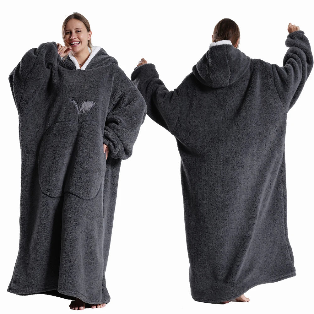 Sora Unisex Portable Blanket | Super Soft Plush, With Hood 7