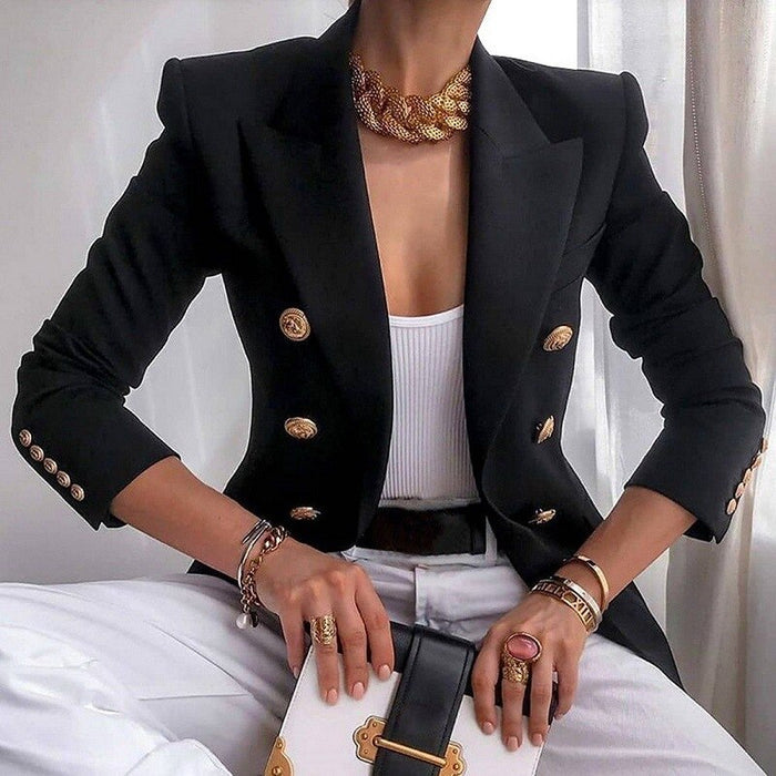 Soraya | Luxury Fitted Blazer with Double Row of Buttons 8