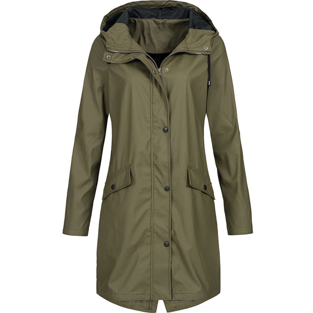 Stylish Women's Rain Jacket – Waterproof & Modern 0