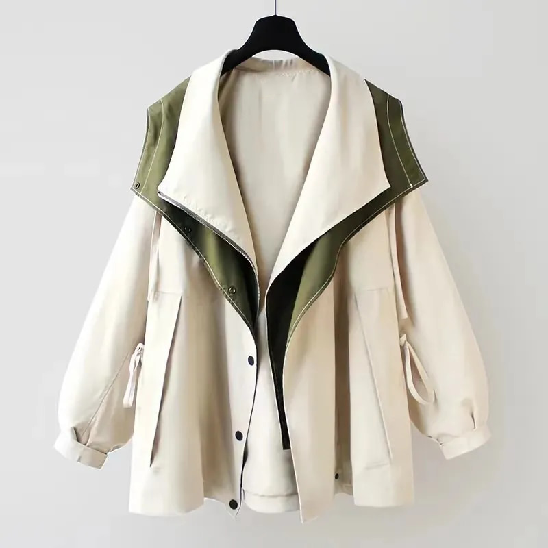 Stylish Women's Rain Jacket – Waterproof & Versatile 0