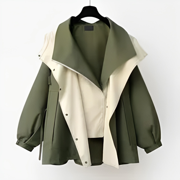 Stylish Women's Rain Jacket – Waterproof & Versatile 4