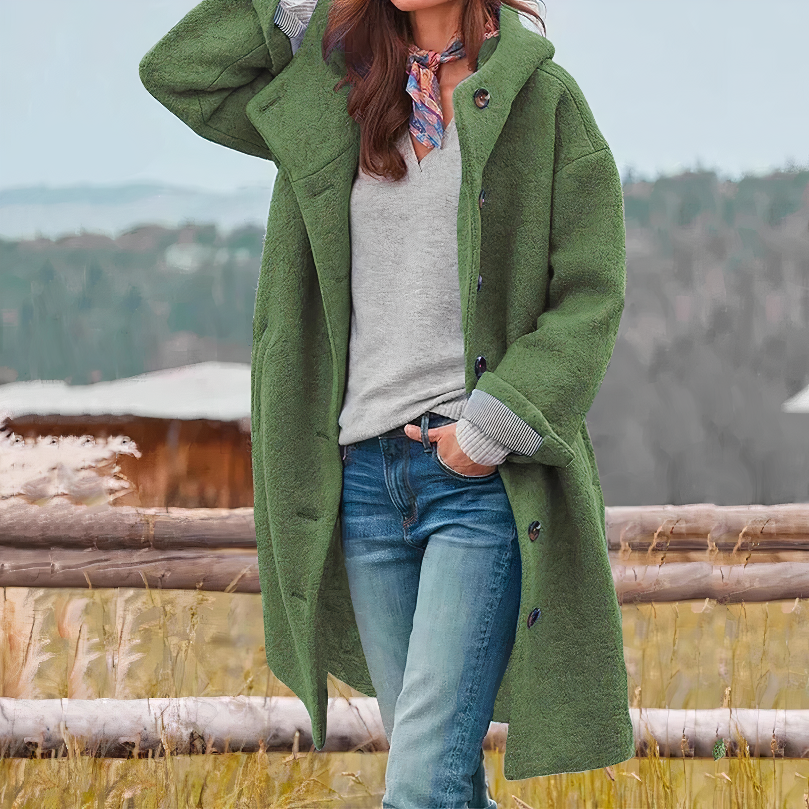 Stylish women's wool coat | Elegant coat for every season 0