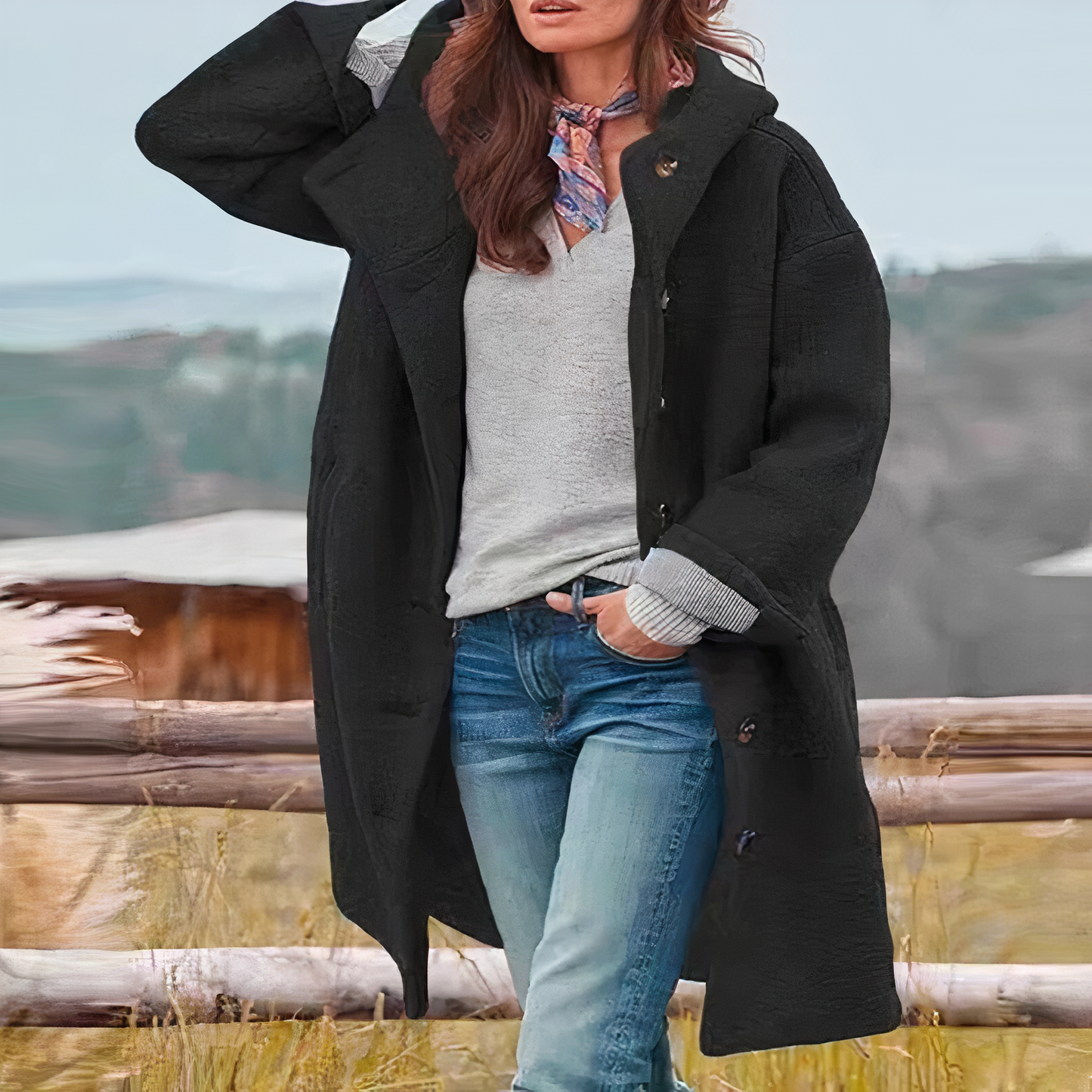 Stylish women's wool coat | Elegant coat for every season 2