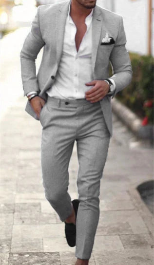 Summer Men's Suit | Lightweight Blazer and Pants for Weddings 2