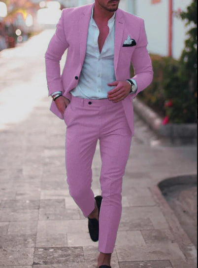 Summer Men's Suit | Lightweight Blazer and Pants for Weddings 3