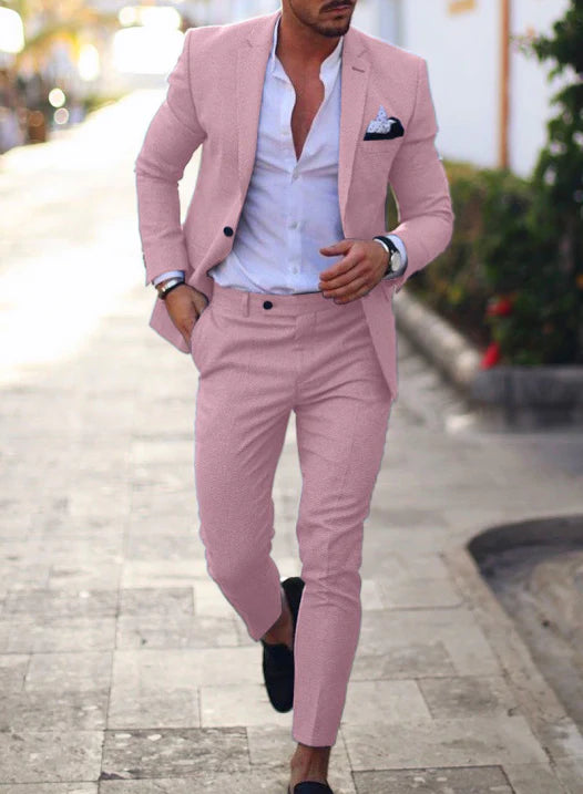 Summer Men's Suit | Lightweight Blazer and Pants for Weddings 5