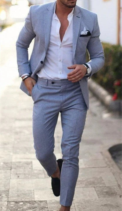 Summer Men's Suit | Lightweight Blazer and Pants for Weddings 7