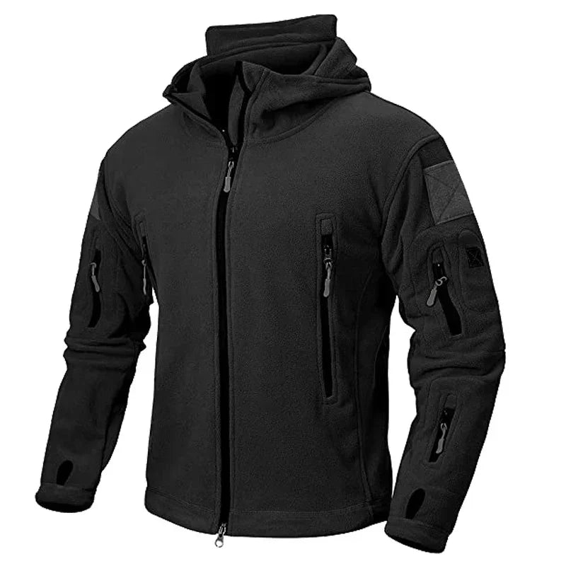 Tactical Fleece Hooded Jacket | Comfortable and Stylish 2