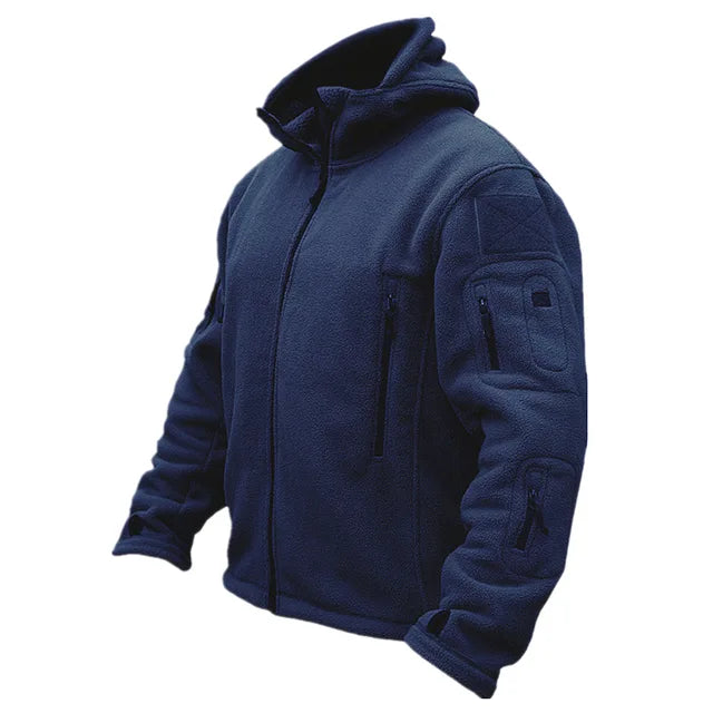 Tactical Fleece Hooded Jacket | Comfortable and Stylish 4
