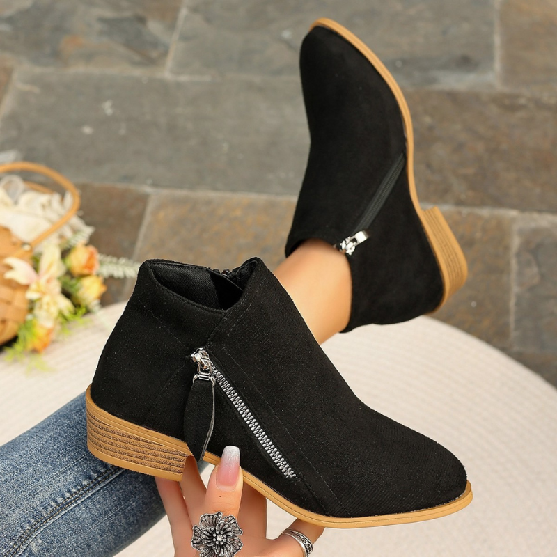 Tati Women's Ankle Boots | Block Heel, Timeless Design 0