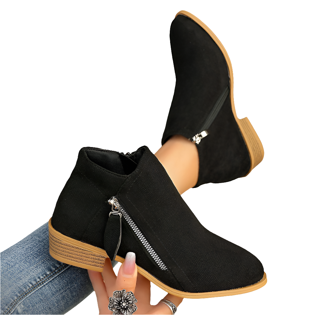 Tati Women's Ankle Boots | Block Heel, Timeless Design 1