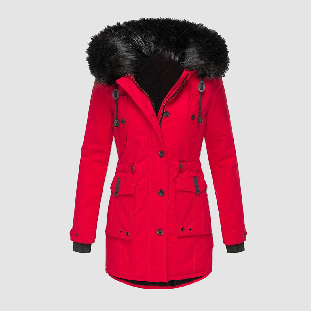 Tess Women's Winter Coat | Padded, Waterproof With Lined Hood 10