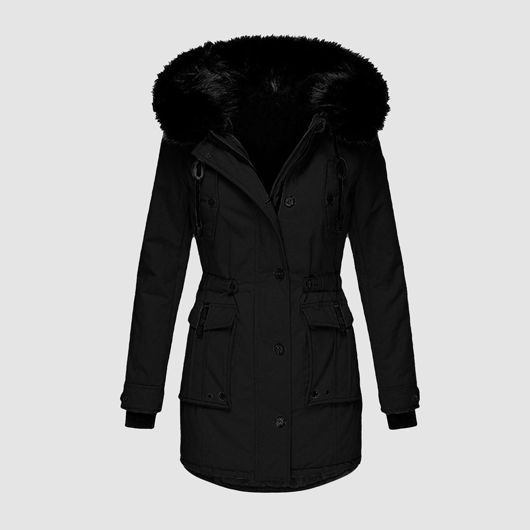 Tess Women's Winter Coat | Padded, Waterproof With Lined Hood 2