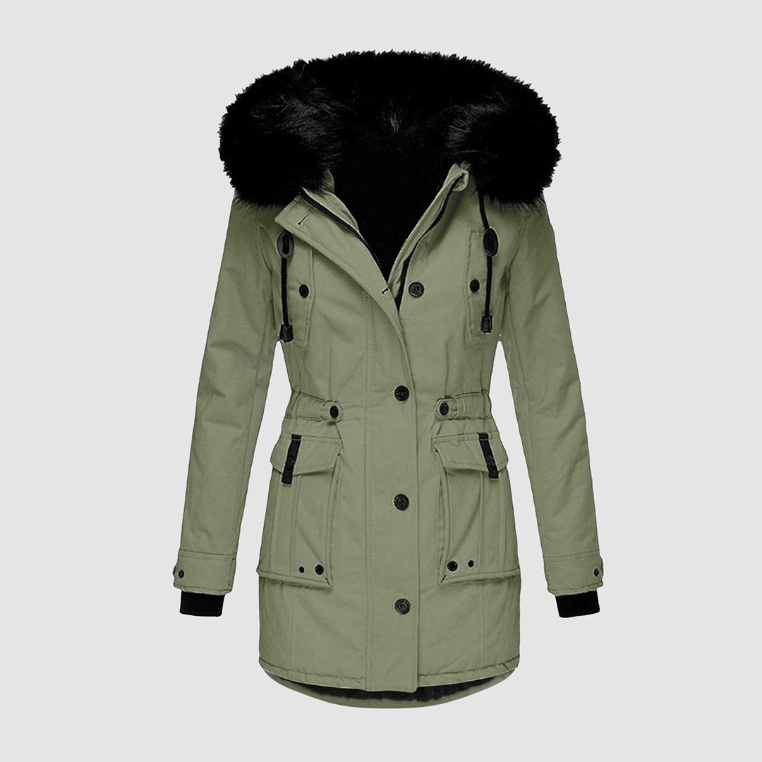 Tess Women's Winter Coat | Padded, Waterproof With Lined Hood 3