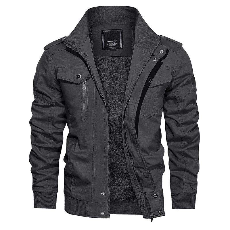 Tough Military Jacket for Men | Durable Winter Style 10